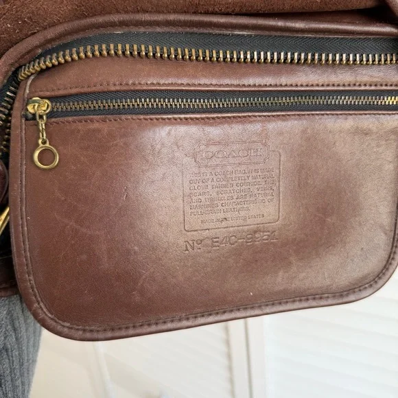 Vintage Coach Patricia Legacy Shoulder Bag Brown Flap 9951 - Picture 11 of 12